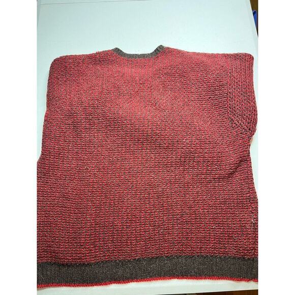 Vintage J.Crew 100% Merino Wool Fisherman Knit Crew Neck Sweater XL AS IS - Picture 7 of 8